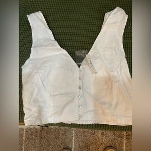 Madewell crop top size 0 never worn